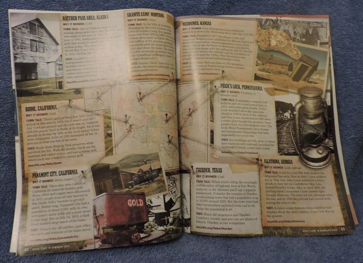 Boy's Life Magazine "The High Road" January 2015