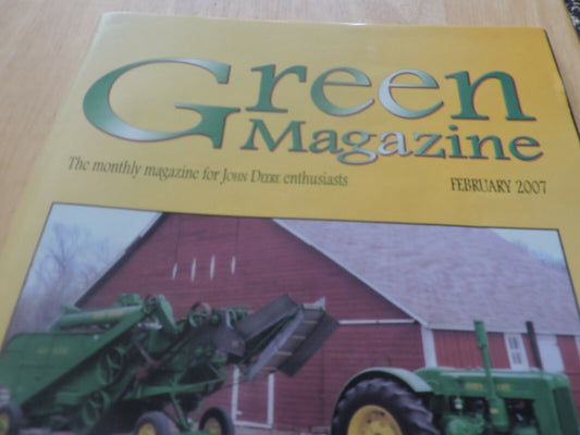 GREEN MAGAZINE--FEBRUARY 2007