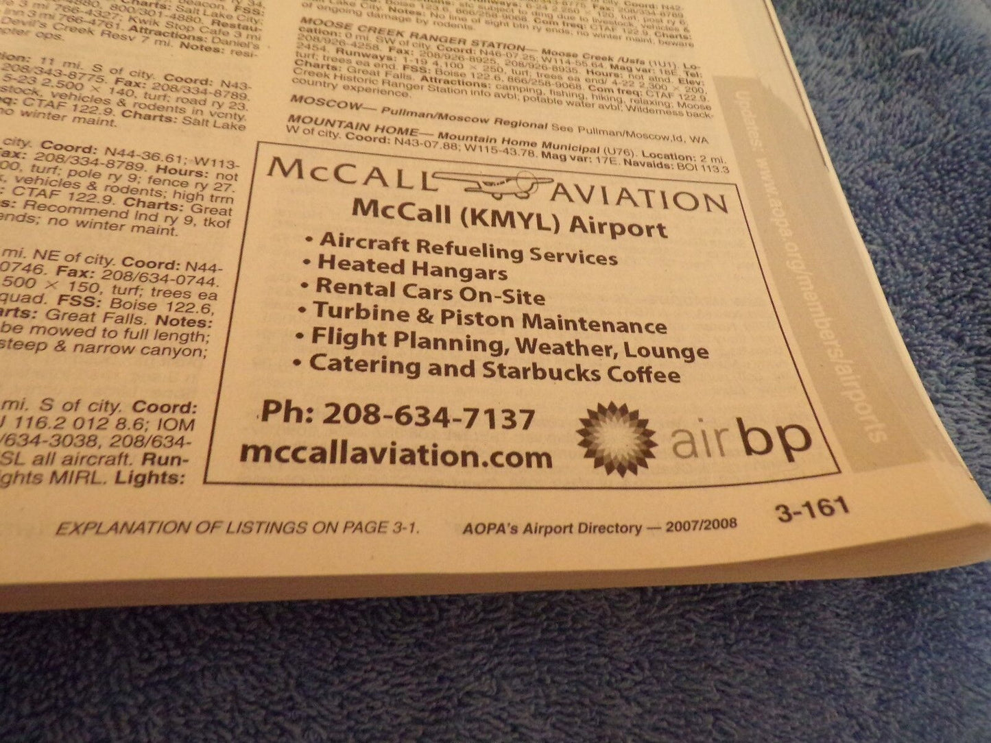 AOPA's Airpoirt Directory 2007/2008: The Polit and FBO Flight Planning Guide