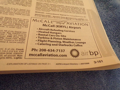 AOPA's Airpoirt Directory 2007/2008: The Polit and FBO Flight Planning Guide