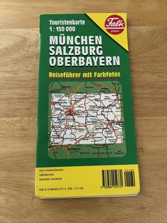Munchen Salzburg Oberbayern,  Falk-Verlag