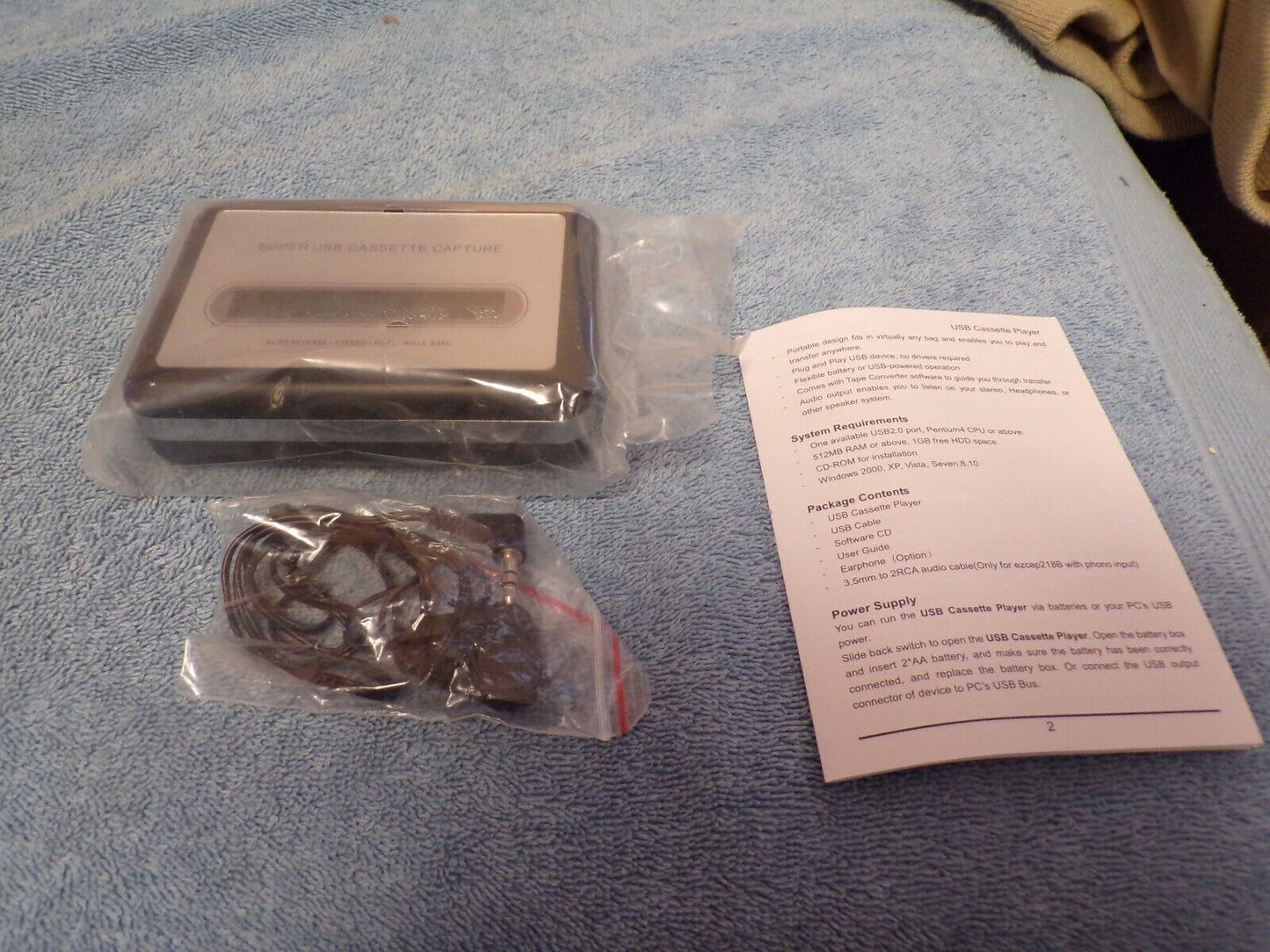 AGPTEK: USB Cassette Capture Kit