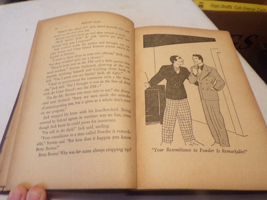Vintage (1942) Hardcover Book: Smilin Jack and the Daredevil Girl Pilot
