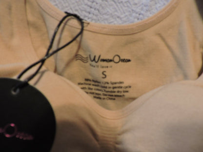 WOMAN'S OCEAN SIZE SMALL CAMI TANK--BEIGE NEW