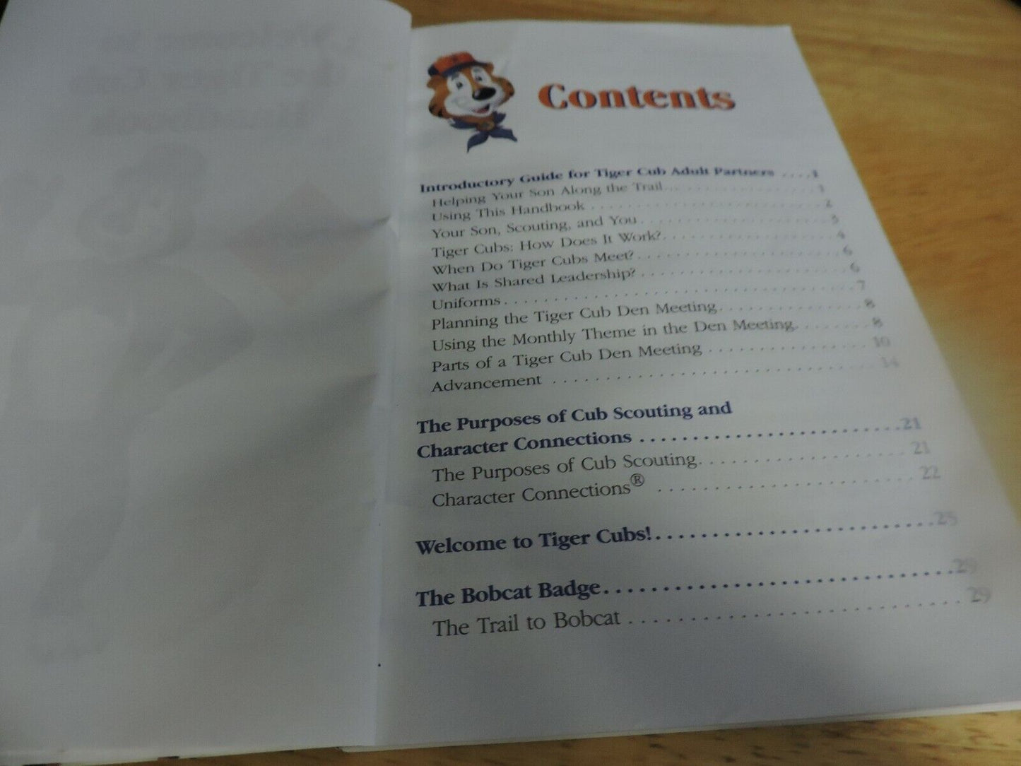 TIGER CUB HANDBOOK--CUBSCOUT 2010 PRINTING