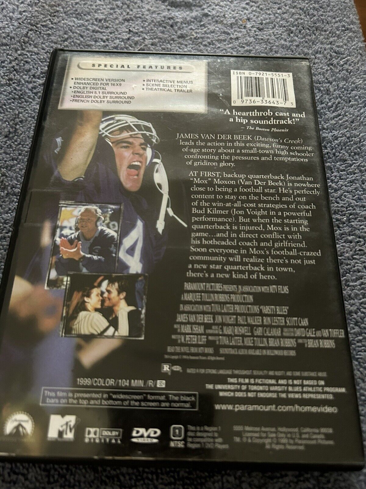 VARSITY BLUES:  JAMES VAN DER BEEK, JON VOIGHT 1999