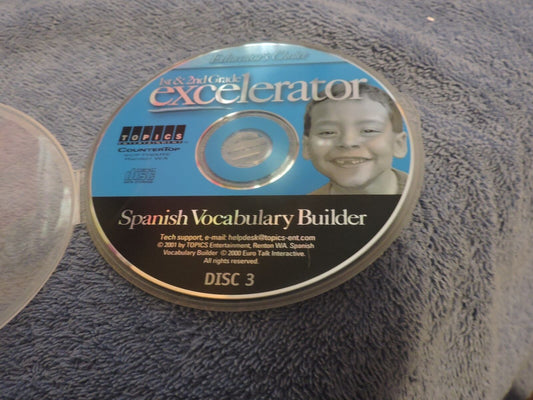 1st and 2nd Grade Excelerator- Spanish Vocabulary Builder