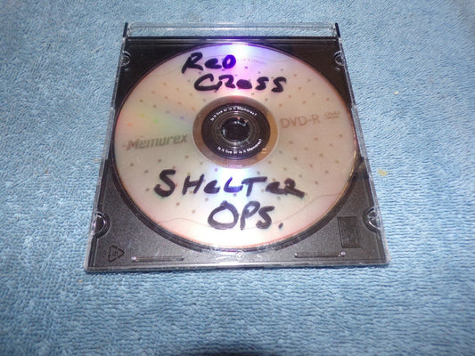 Red Cross Shelter Operations Training DVD