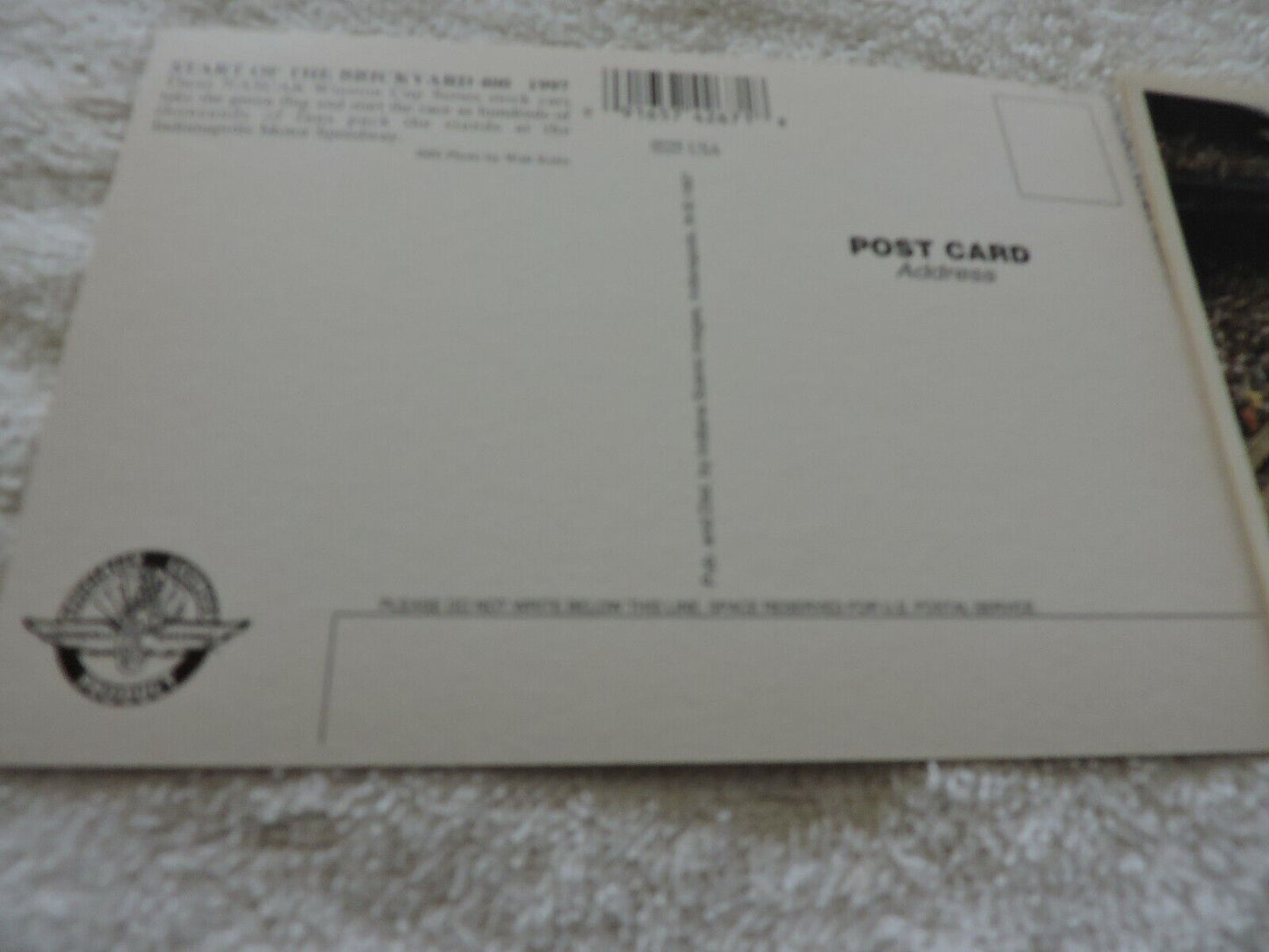 1997 START OF THE BRICKYARD 400   UNPOSTED POST CARD
