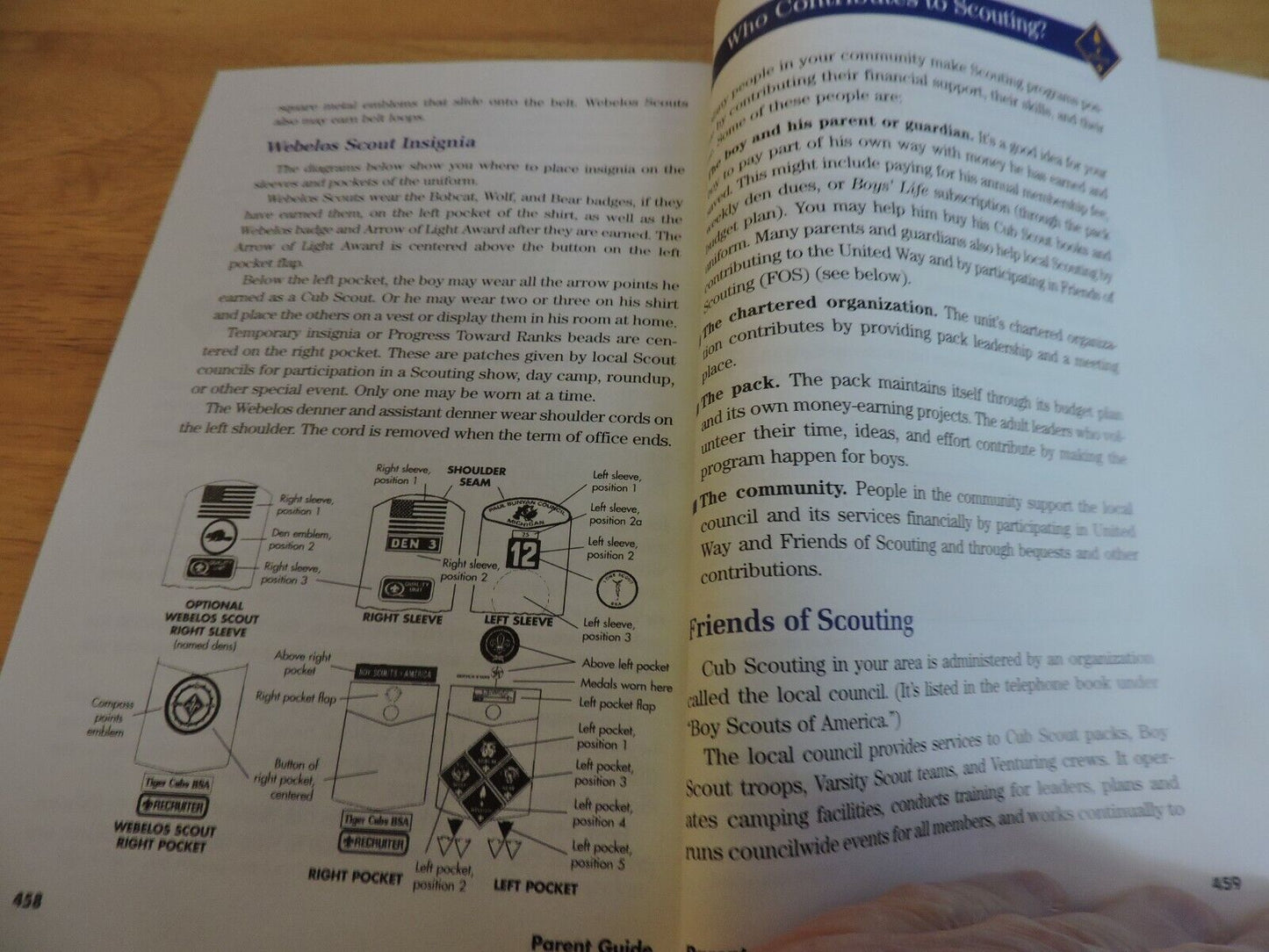 THE WEBELOS SCOUT HANDBOOK 2001 PRINTING