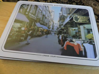 THE AUSTRALIA COLLECTION BY MONDA 6 PLACE MATS   ( AUSTRALIAN MADE) 11"x8.5"
