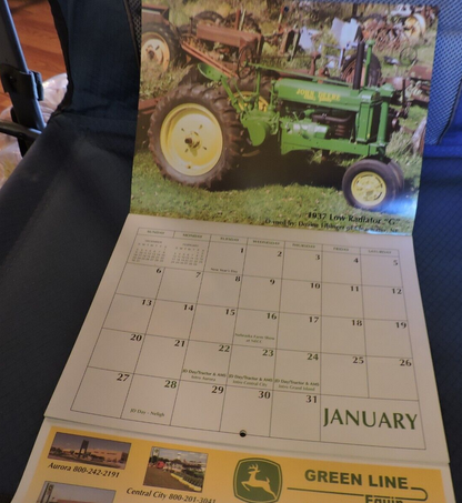 ADVERTISING 2008 GREEN LINE EQUIP CALENDAR