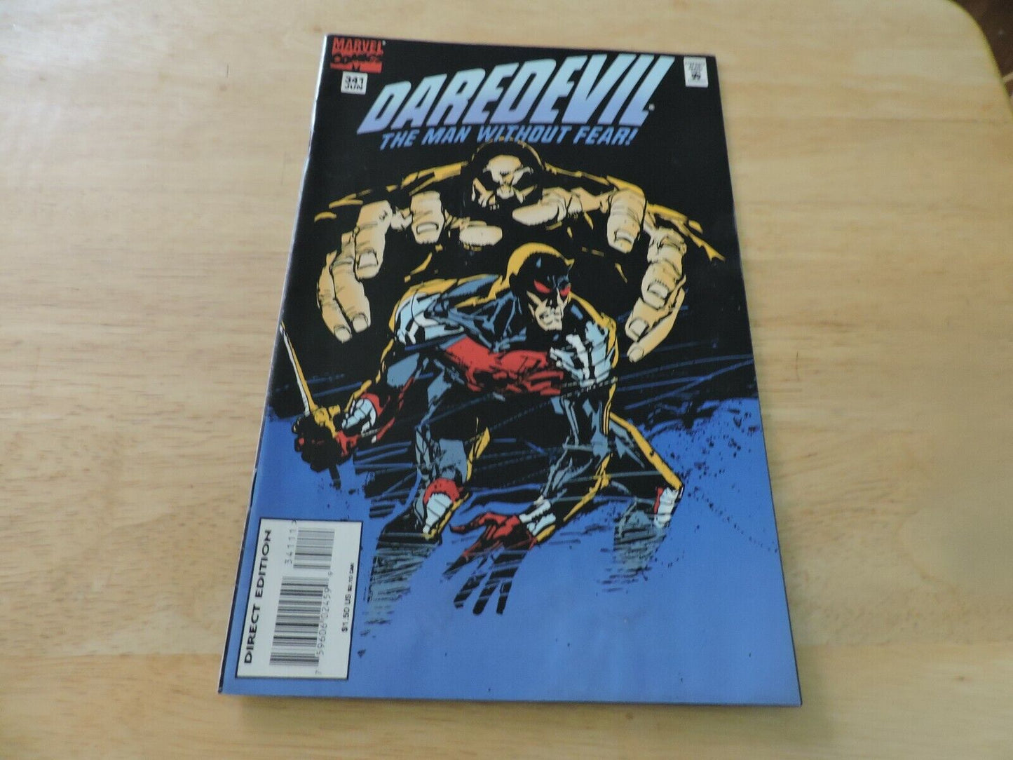 DAREDEVIL THE MAN WITHOUT FEAR #341  UNGRADED