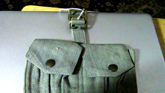 WWII Belgium Military Double Ammo Pouch