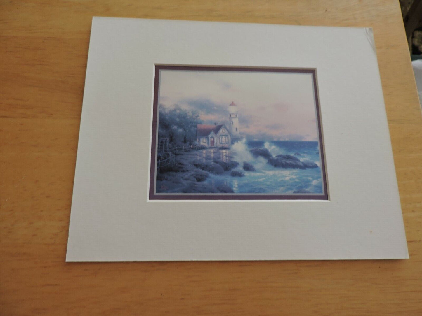 THE LIGHT OF PEACE BY THOMAS KINKADE PRINT 2006  10X8