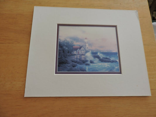 THE LIGHT OF PEACE BY THOMAS KINKADE PRINT 2006  10X8