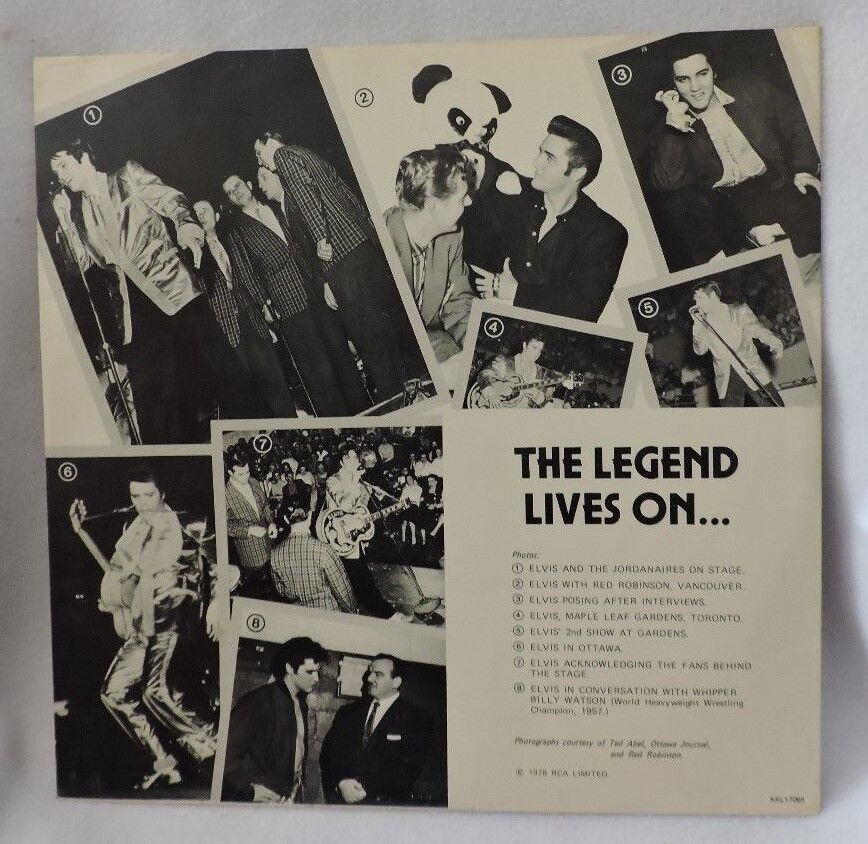 Elvis Presley "A Canadian Tribute" Album 1978 Vinyl Album