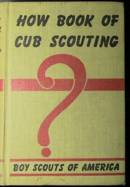 Vintage (1960) How Book of Cubbing (Cub Scouts)