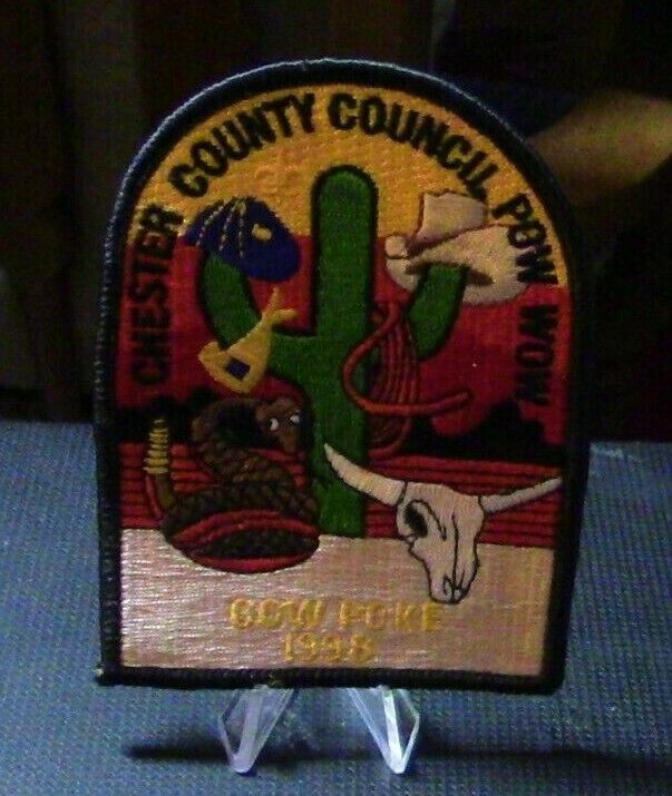 BSA, Cub Scout: Chester County Pow Wow1998 Cow Poke Patch
