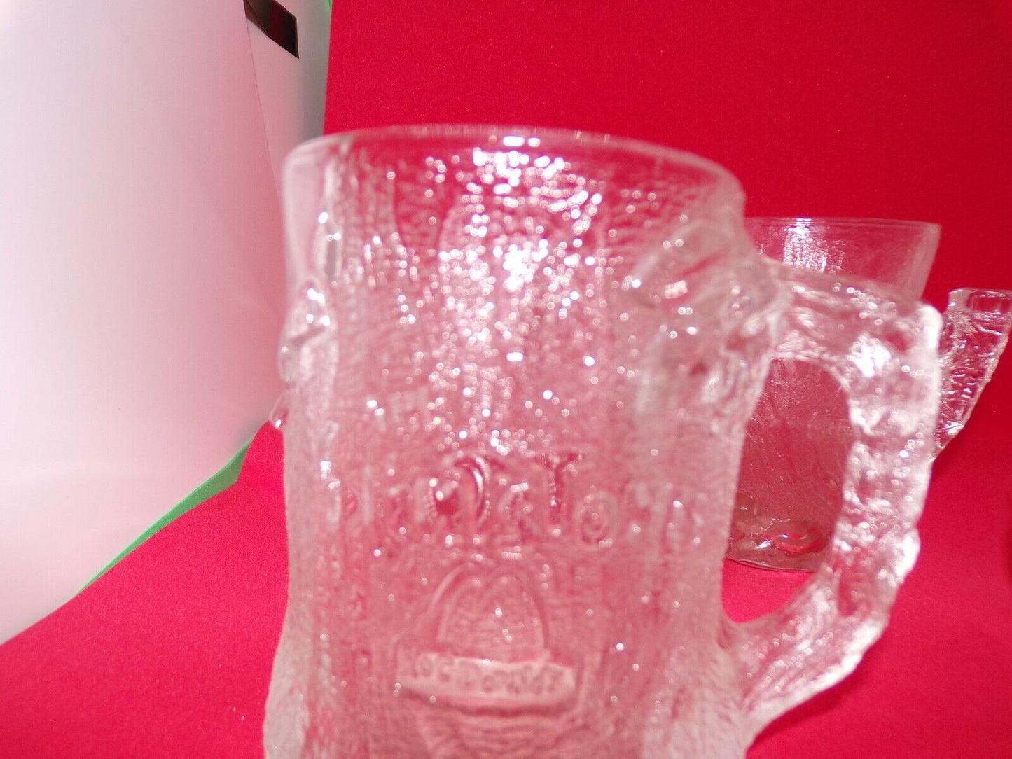 McDonald Flintstone Glass Mugs  set of 3