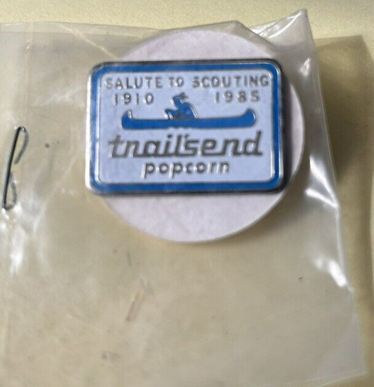 Official BSA: Trailsend Popcorn Lapel Pin (1910-1985)