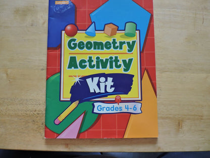 Geometry Activity Kit Grades 4-6. Book Only Does Not Include Any Shape Tiles/etc