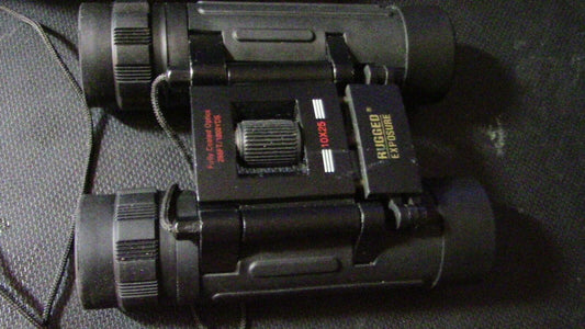 Rugged Exposure 10 X25 Binoculars with Case (Fully Coated Optics)