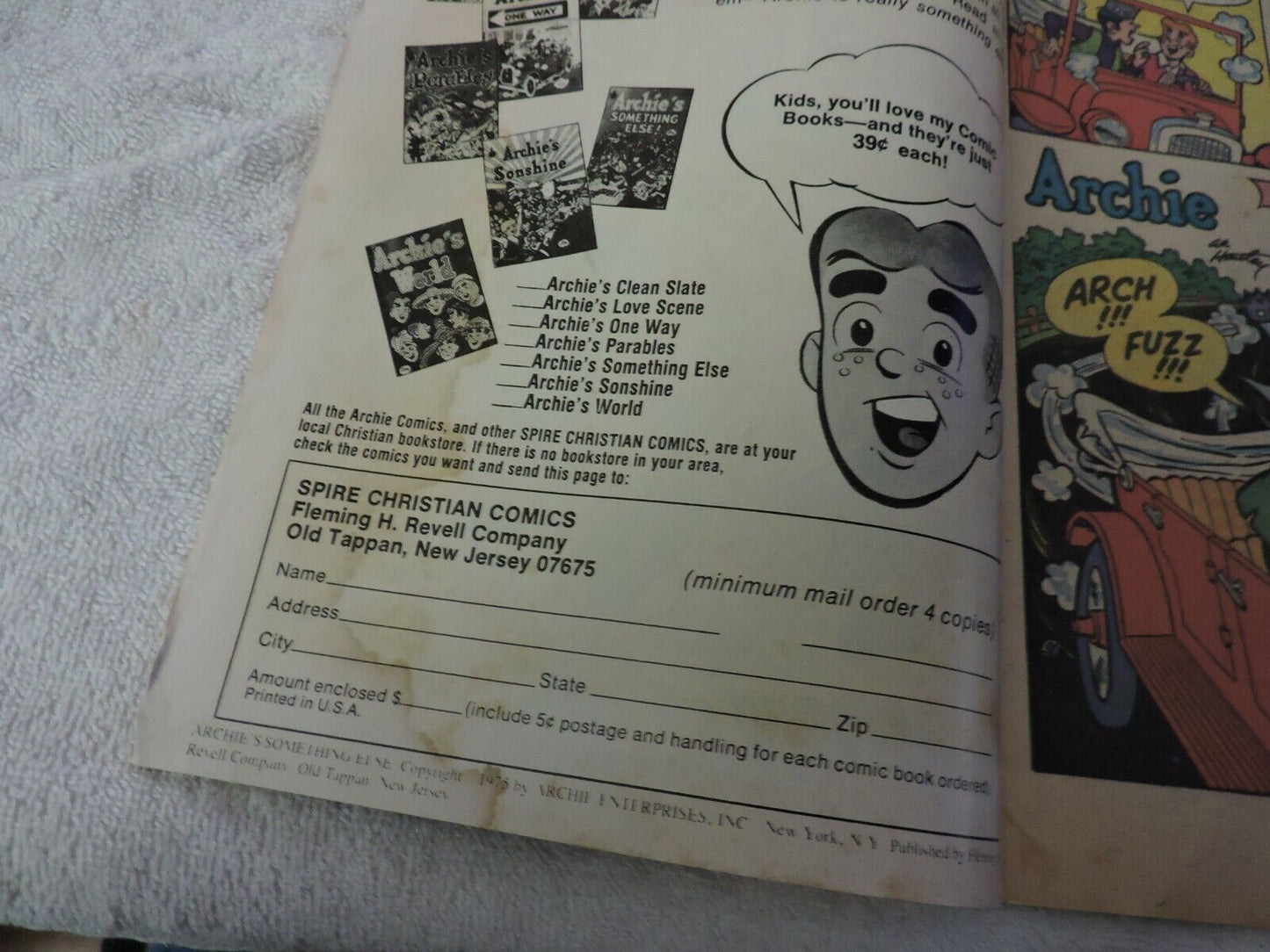 ARCHIE'S SOMETHING ELSE!  UNGRADED