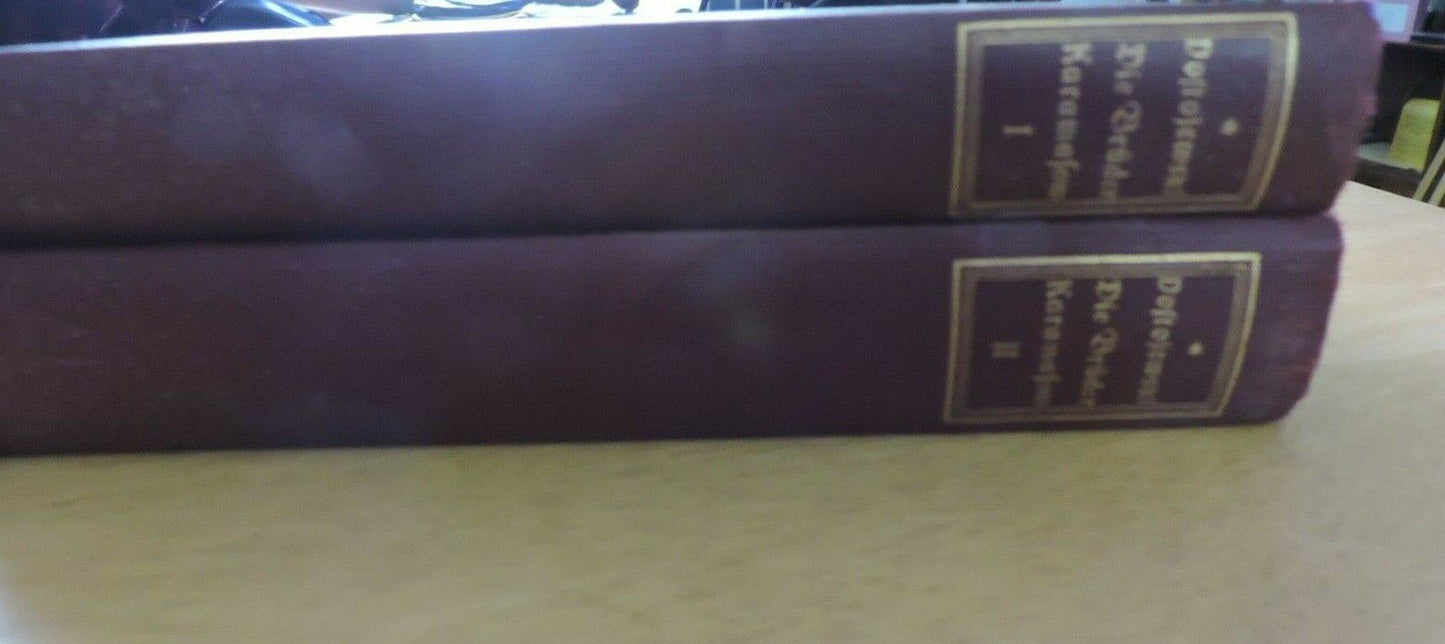 DIE BRUDER KARAMAFOW VOLUME 1 & 2 BY F. M. DOLTOJEWLFI