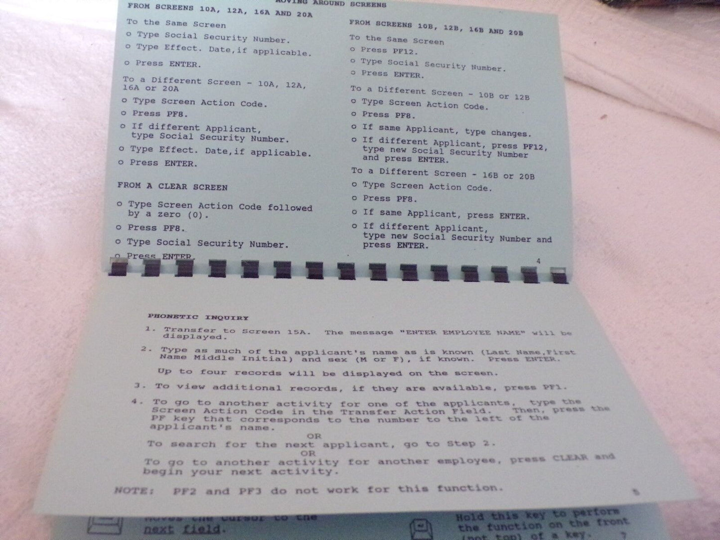 TWA Memorabilia: TWA Applicant Tracking Quick Reference - March, 1988