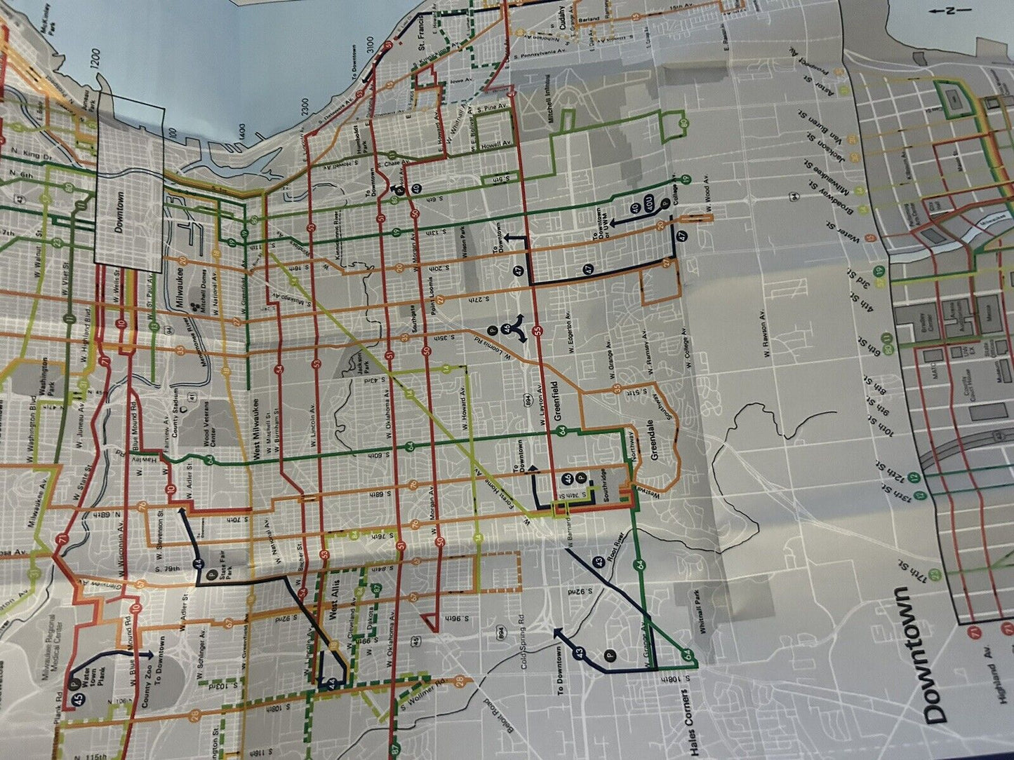 TIMETABLE: 1991 MILWAUKEE COUNTY TRANSIT GUIDE MLWAUKEE COUNTY