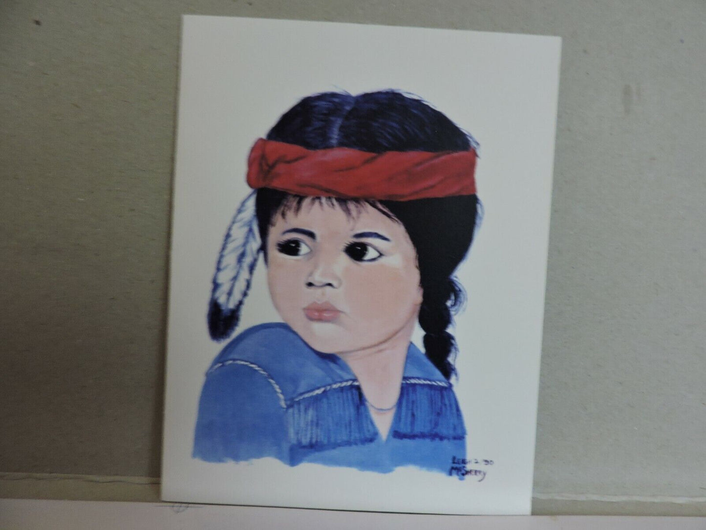 HAPPY THANKSGIVING ORIGINAL PAINTING AND VERSE BY LEIGH McSHERRY 2/50