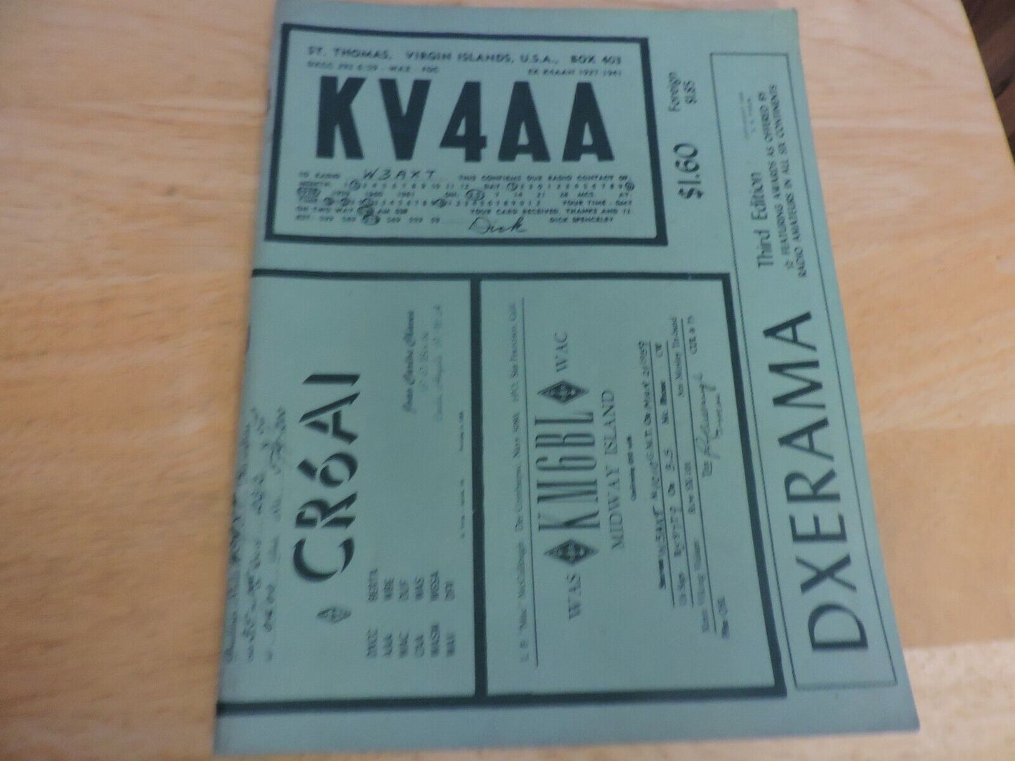 DXERAMA THIRD EDITION BOOK--FEATURING AWARDS AS OFFERED BY RADIO AMATEURS 1959
