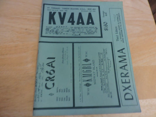 DXERAMA THIRD EDITION BOOK--FEATURING AWARDS AS OFFERED BY RADIO AMATEURS 1959