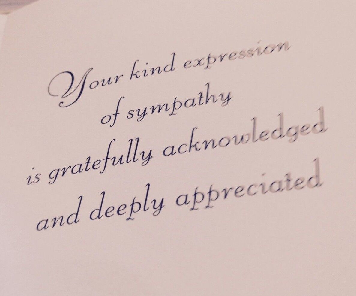 LOVING TRIBUTE  SYMPATHY CARDS