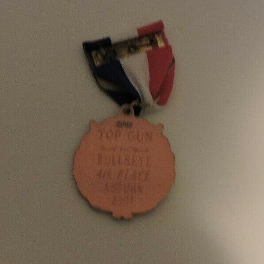 Top Gun Bullseye 4th Place Autumn 2007 Medal