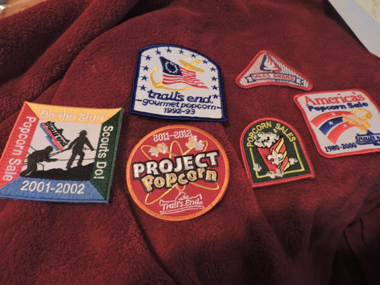 Lot of Popcorn Sales Cub Scout Patches