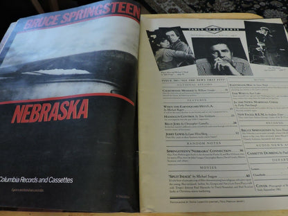 ROLLING STONE MAGAZINE: BILLY JOEL TAKES CHANCES:  OCTOBER 28TH, 1982