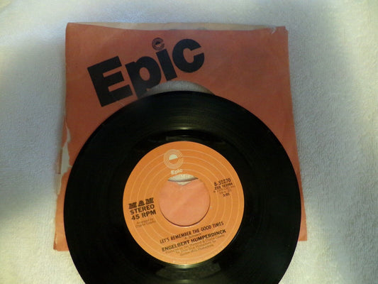 Engelbert H sings: After the Lovin' & Let's Remember the Good Times Record 45RPM