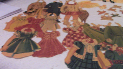MARIE PAPER DOLL SET (YELLOW DRESS)
