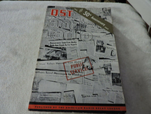 QST AMATEUR RADIO MAGAZINE  JULY 1964  50TH ANNIVERSARY