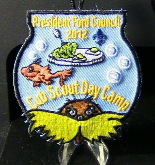 BSA-Cub Scouts: President Ford Council 2012 Cub Scout Day Camp Patch