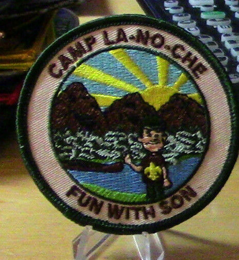 BSA: Camp LA-NO-CHE  Fun with Son Patch-Green