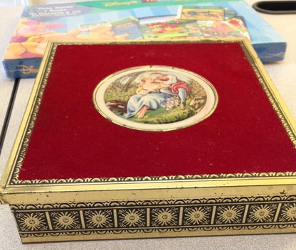 VINTAGE METAL STORAGE  BOX