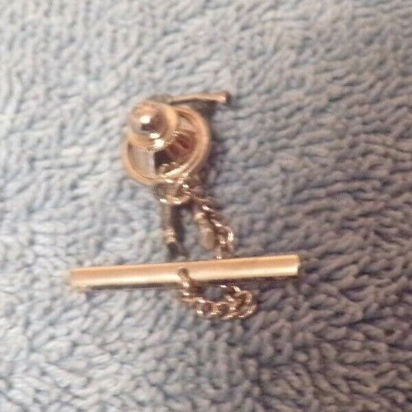 Silver Tie Tack: Golfer