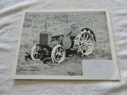 Two Cylinder November-December 1989  JOHN DEERE