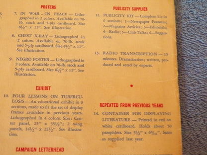 Early Diagnosis Campaign For the 1944 EDC Campaign Envelope