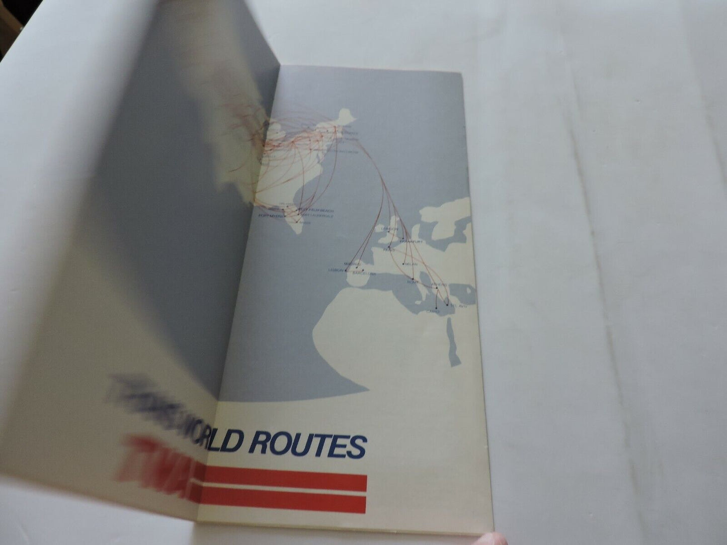 TWA  TIMETABLE APRIL1-25, 1981