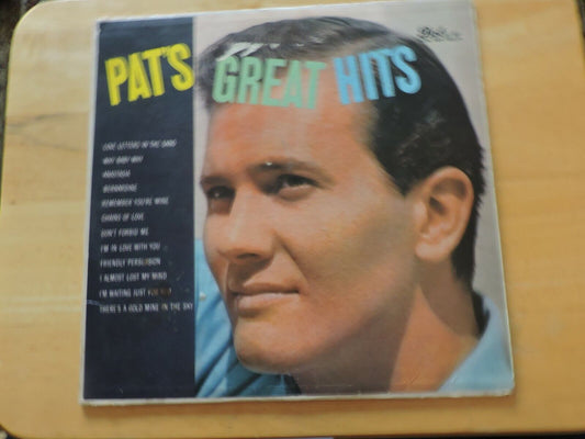 Pats Great Hits Vinyl Album (Pat Boone)