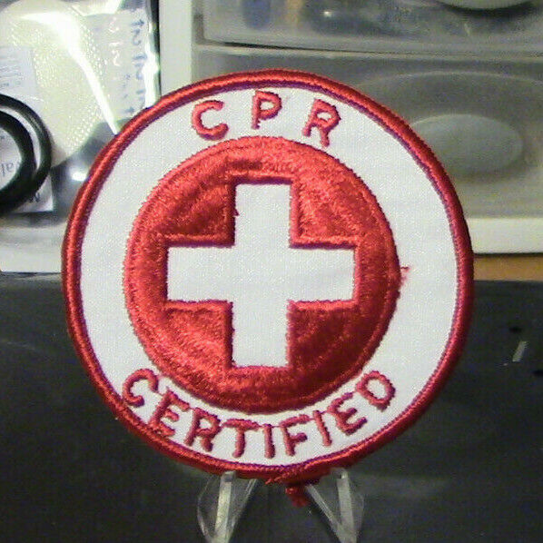 EMT/EMS Patch: CPR Certified 3" Uniform Patch (Police/Military/Fire/EMS/Scouts)